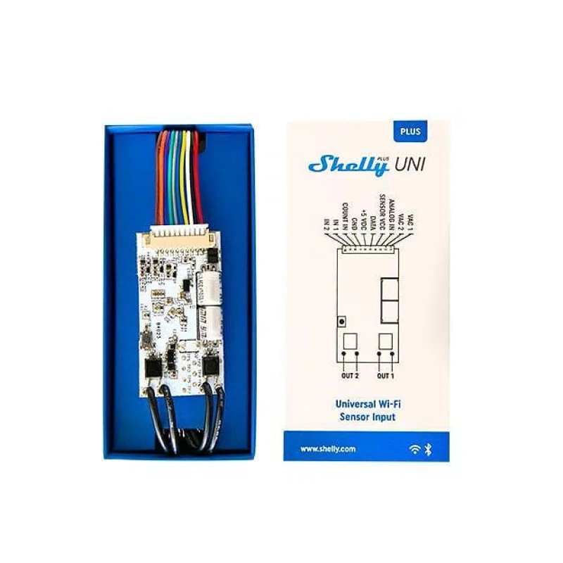 Смарт Wi-Fi модул Shelly Plus Uni