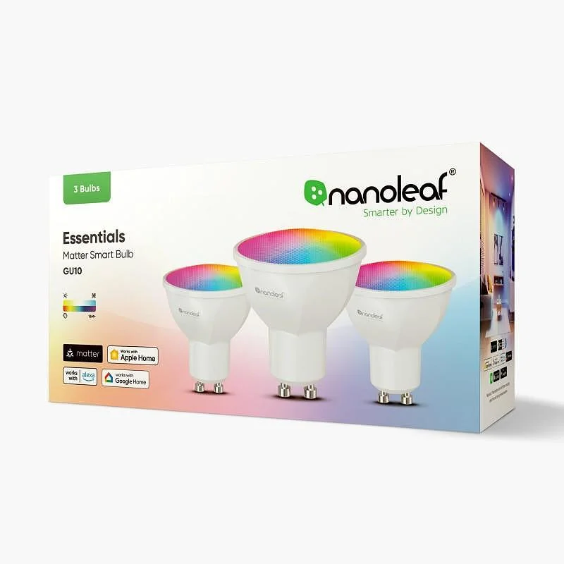 Smart лунички  Nanoleaf Essentials Smart GU10 Bulb 3PK