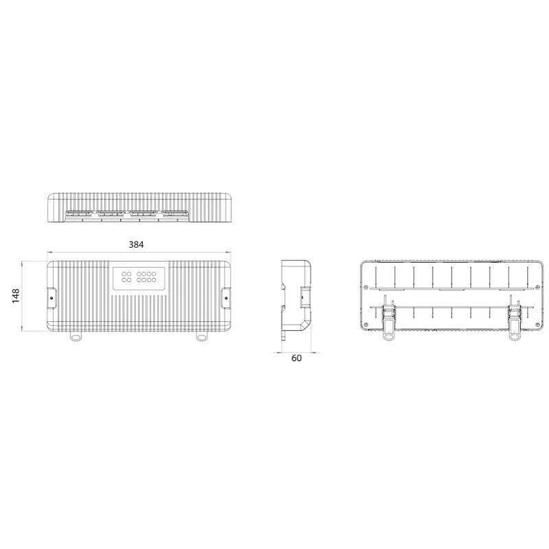 Клемна Шина Безжична Heatmiser UH8  RF V2 8 Zone Wireless