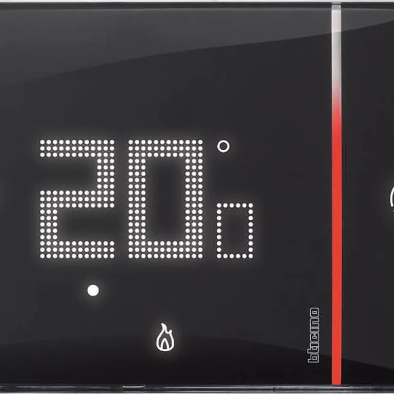 Термостат Bticino Smarther 2 Wi-FI за вграден монтаж (Цвят: Черен)