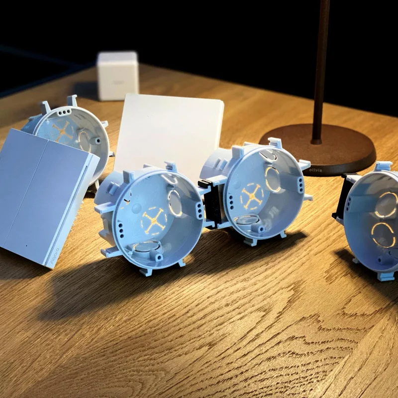 Конзолни кутии, съвместими със смарт ключове AQARA H1 (Вариант: Тройна)