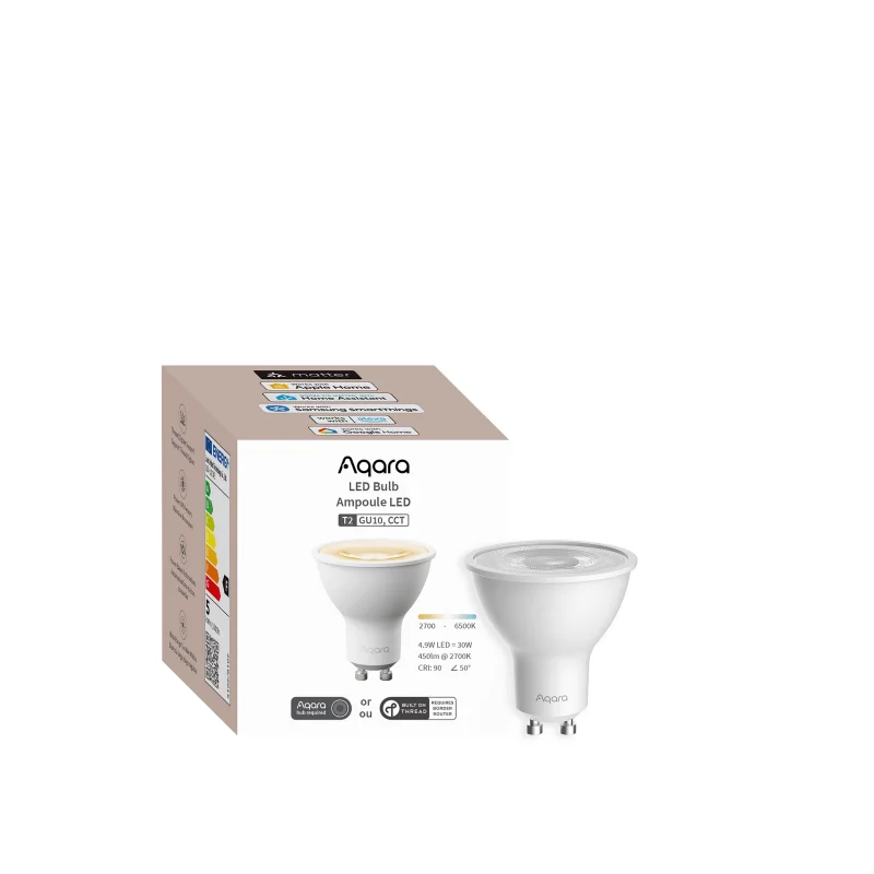 Смарт крушка Aqara LED BULB T2 - GU10, White Ambience (Homekit, Google, Alexa)