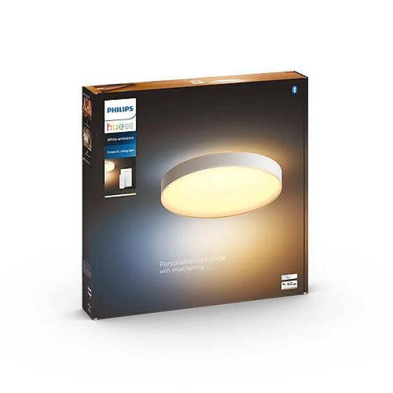 Philips HUE Плафониера Enrave XL , 48W, White Ambiance (Цвят: Черен)