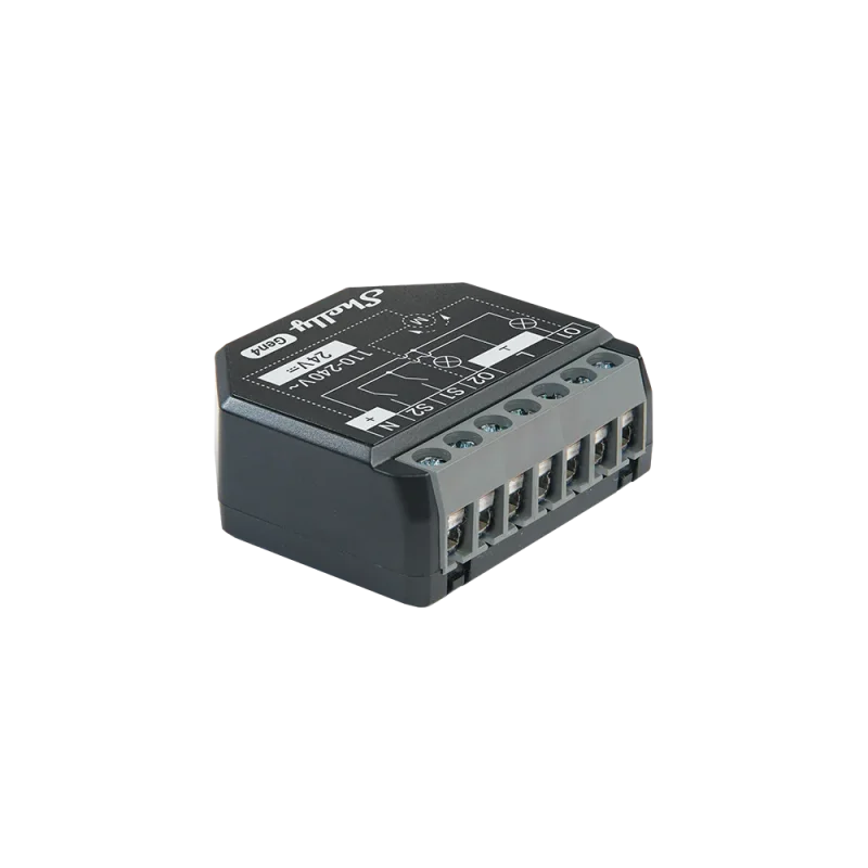 Смарт реле Shelly 2PM Gen4 двуканално