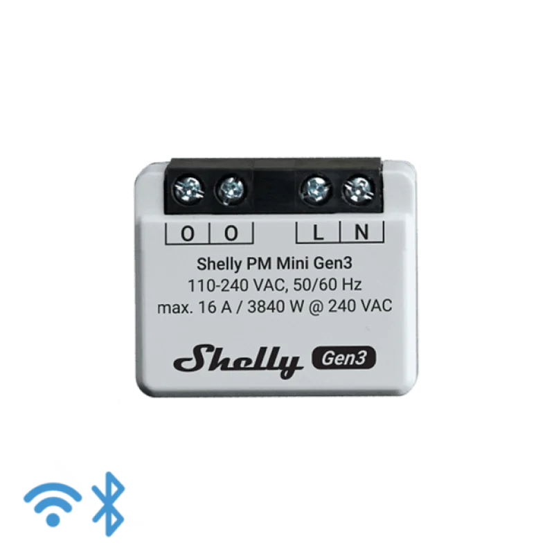 Смарт измерващо Wi-Fi реле Shelly PM Mini Gen3