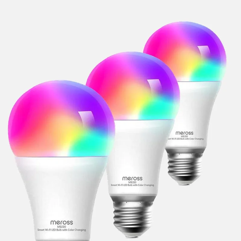 Сет от 3 смарт LED крушки Meross E27