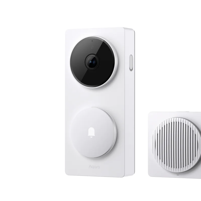Смарт видеозвънец хъб Aqara Doorbell Camera Hub G410, бял