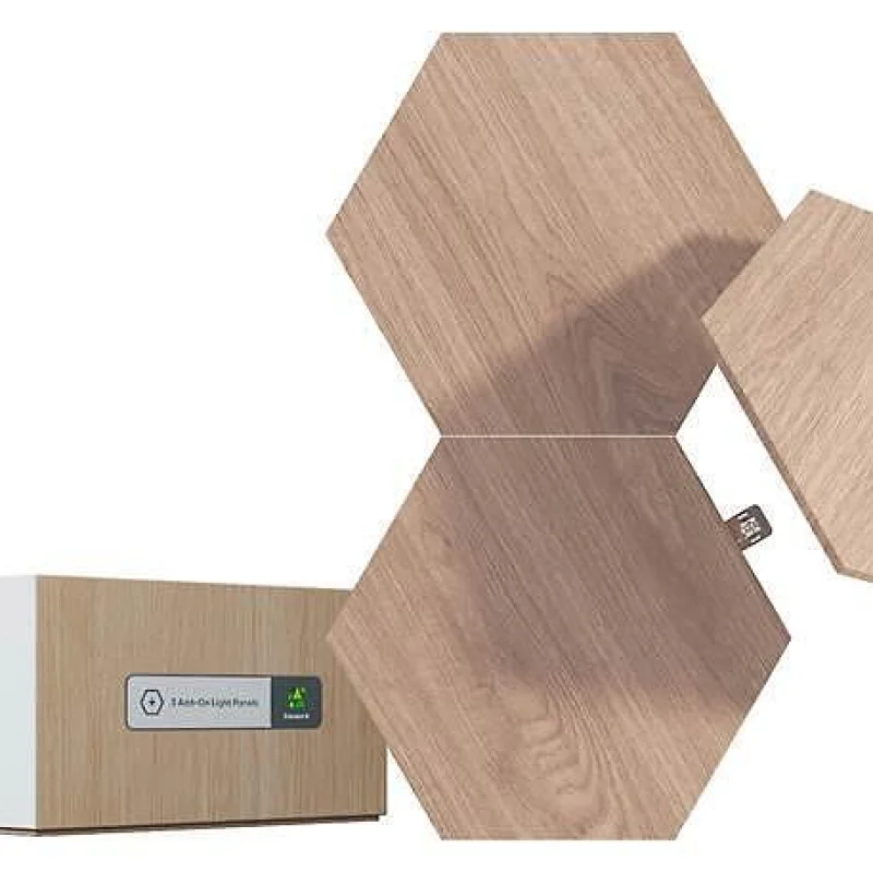 Nanoleaf Elements Wood Hexagons – Разширителен пакет (3 панела)