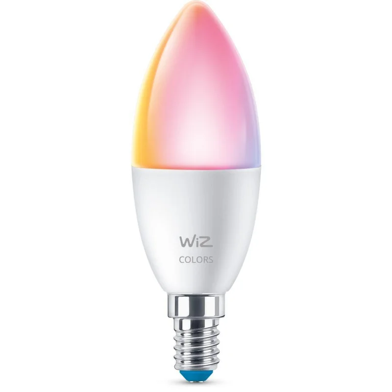 Смарт Wi-Fi крушка WiZ Candle 40 W C37 E14 RGB с гласово управление