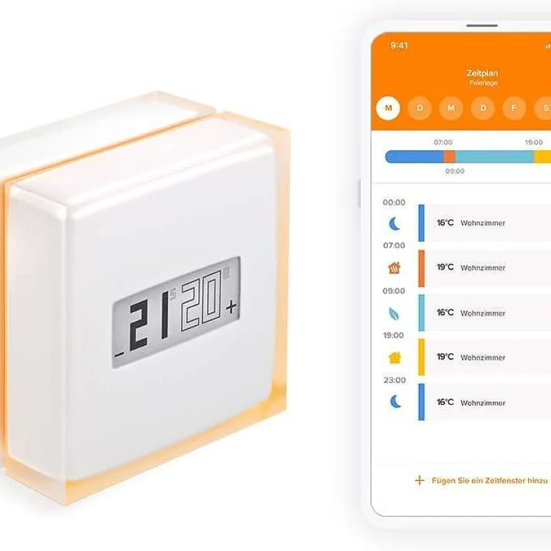 Smart Thermostat for Boiler – Netatmo by Starck, Works with Apple HomeKit