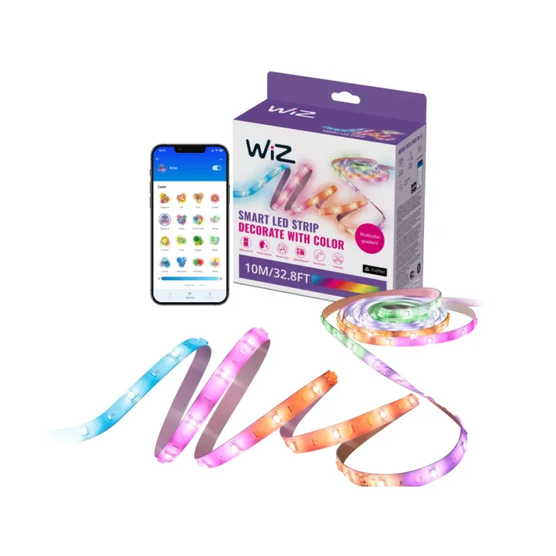 Смарт Wi-Fi лента WiZ RGBIC LED Strip 10m (5+5) Type-C