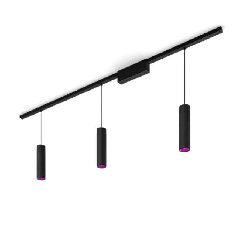 Philips Hue Perifo - комплект шини и три пендела RGBW (Цвят: Черен)