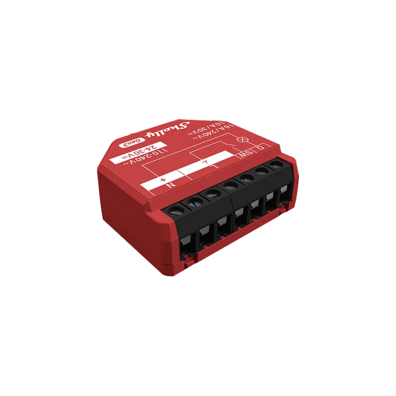 Смарт реле Shelly 1PM Gen3 с контакт под напрежение за измерване на енергия