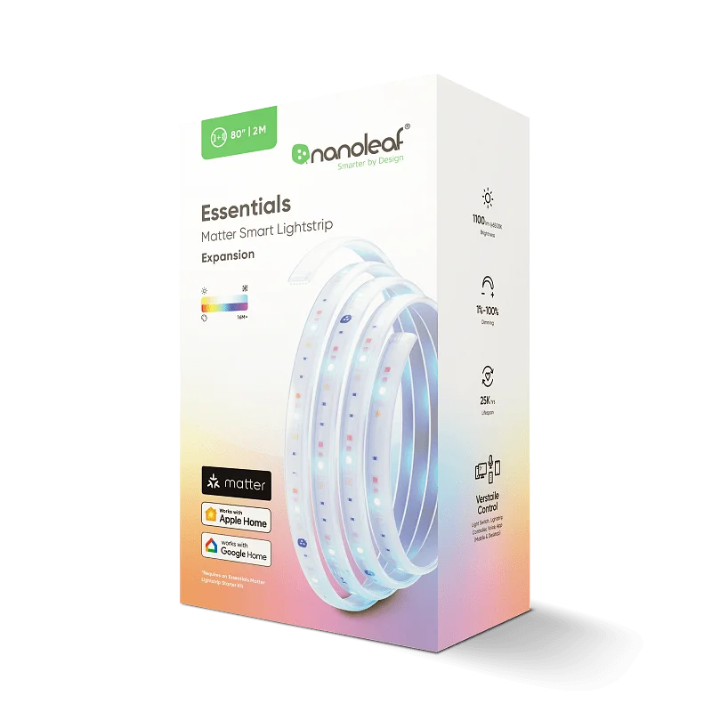 Смарт LED лента NANOLEAF ESSENTIALS, MATTER, 2m, Expansion