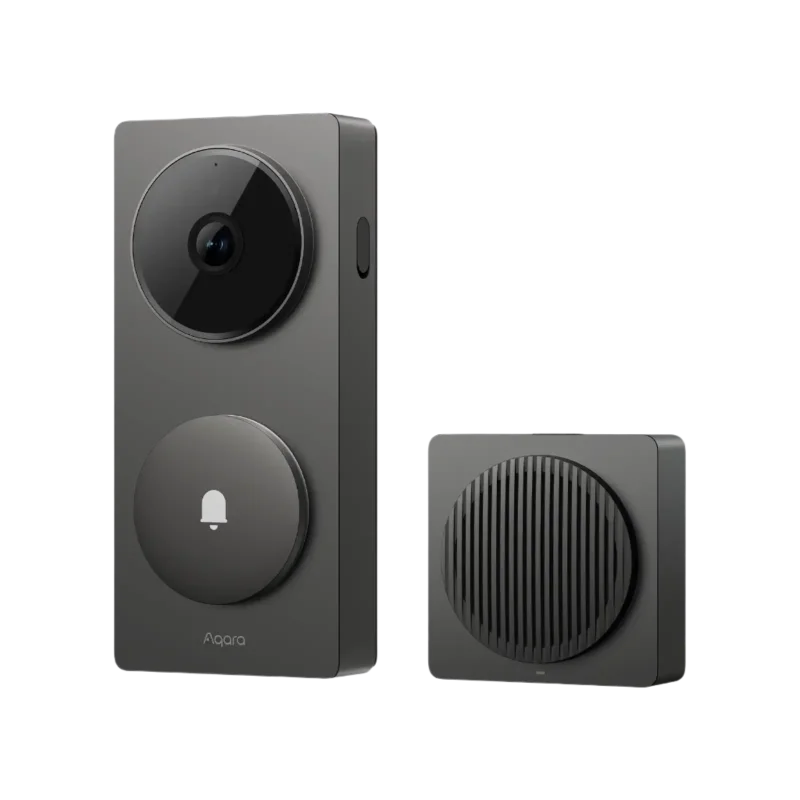Смарт видеозвънец хъб Aqara Doorbell Camera Hub G410, черен