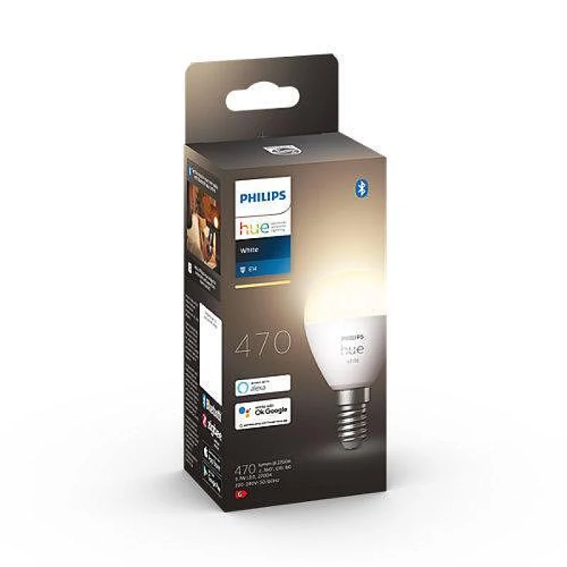 Philips HUE LED Крушка 5.7W E14 P45 White