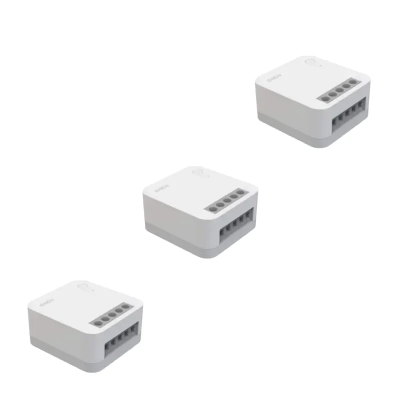 Промо пакет Aqara единично смарт реле с нула Aqara T1 with neutral ZigBee 3.0 3 бр.