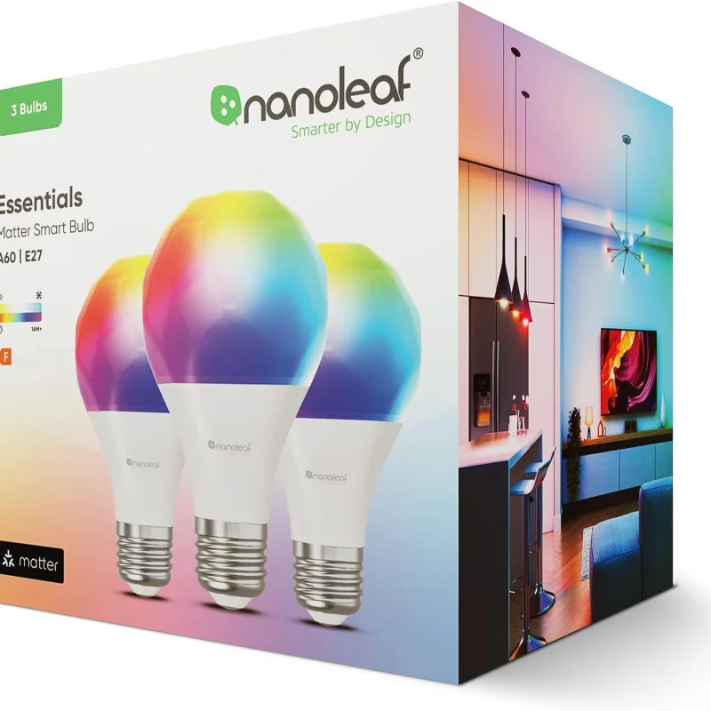 Сет от 3 смарт LED крушки NANOLEAF ESSENTIALS MATTER